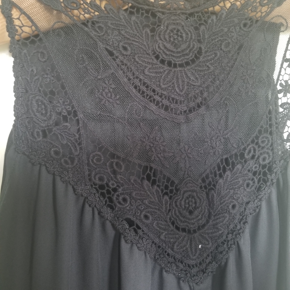 Zanxea lace inset blouse 2xl